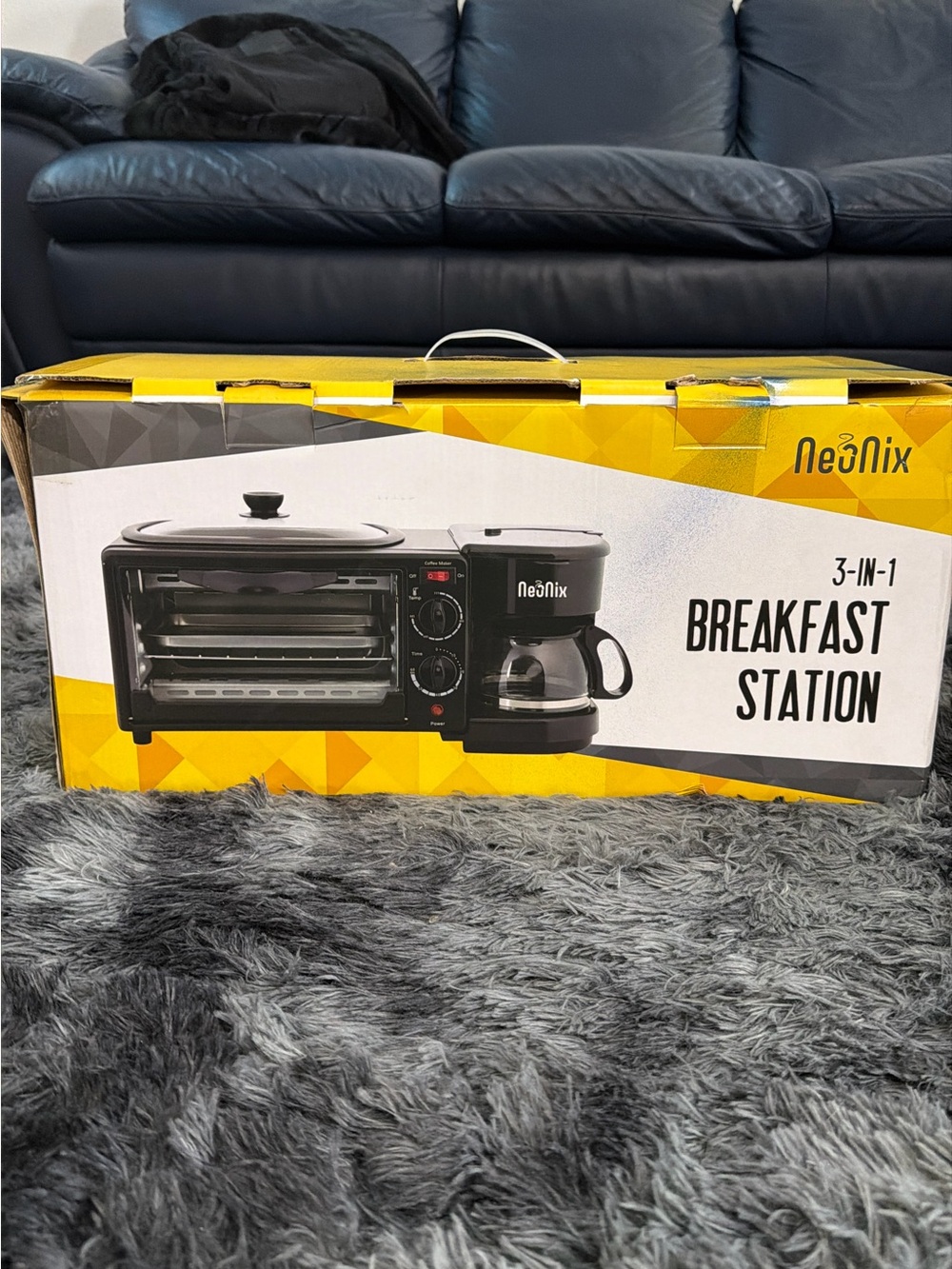 3-in-1 Breakfast Station - Black